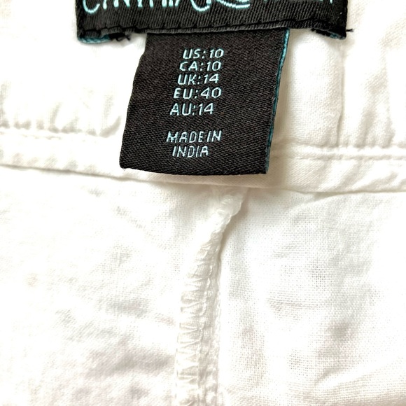 Cynthia Rowley White Eyelet Short Brand New Size 10 - Picture 8 of 9